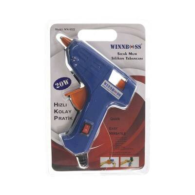 Hot Melt Glue Gun Switched 20W - Blue - 1