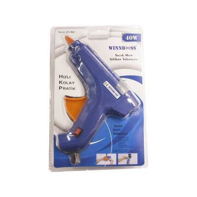 Hot Melt Glue Gun Switched 40W - Blue - 1