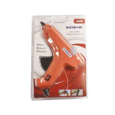 Hot Melt Glue Gun Switched 40W - Orange - 1