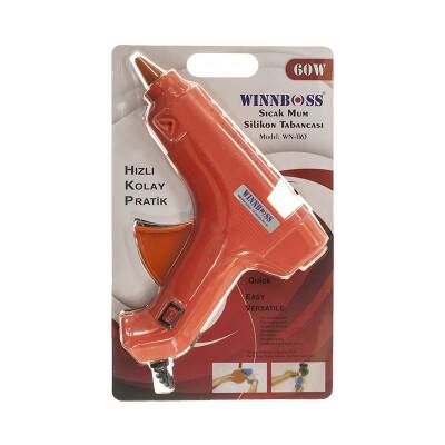 Hot Melt Glue Gun Switched 60W - Orange - 1