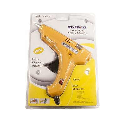 Hot Melt Glue Gun Switched 80W - Yellow - 1