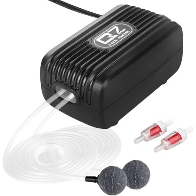 HQ-602 3W 2x2.5L/min Aquarium Air Pump - 1