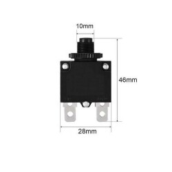 HT-01-A 18A Overcurrent Protective Circuit Breaker Fuse - Red - 2