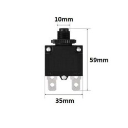 HT-01-A 35A Overcurrent Protective Circuit Breaker Fuse - 2