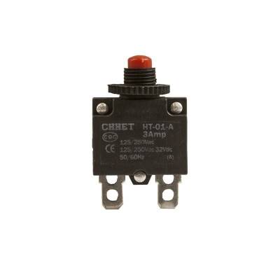 HT-01-A 3A Overcurrent Protective Circuit Breaker Fuse - Red - 1