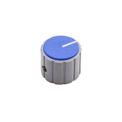 HT1300 21mm Side Clamp Potentiometer Knob Grey-Blue - 1