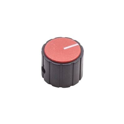 HT1300 21mm Yandaan Tighten Potentiometer Knob Black-Red - 1