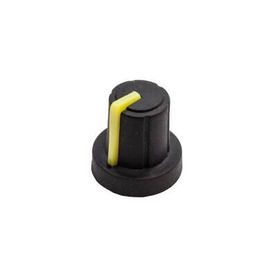 HT1621 16mm Potentiometer Knob - Black - 1