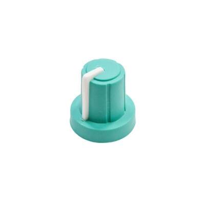 HT1621 16mm Potentiometer Knob - Green - 1