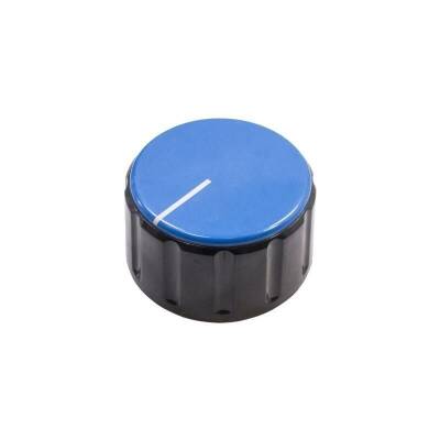 HT3000 37mm Top Clamp Potentiometer Knob Black-Blue - 1