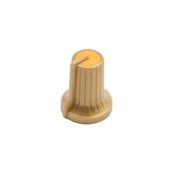 HT500 15mm Potentiometer Knob Gold 