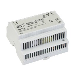 IDR-100-24 - 100W 24VDC 4.5A Rail Mount Power Supply 