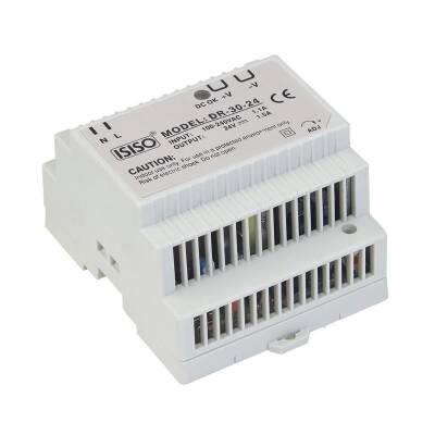 IHDR-30-24 - 30W 24VDC 1.5A Raya Montajlı Güç Kaynağı - 1