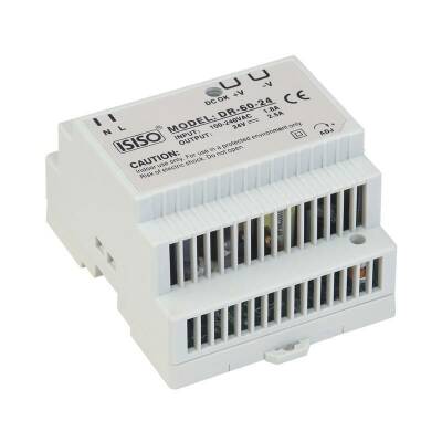 IHDR-60-24 - 60W 24VDC 2.5A Raya Montajlı Güç Kaynağı - 1