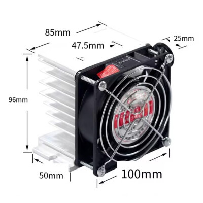 IL-50 SSR 10-120A Relay Compatible Fan Heatsink - 2