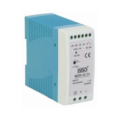 IMDR-40-24 - 40W 24VDC 1.7A Rail Mount Power Supply - 1