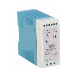 IMDR-60-05 - 60W 5VDC 10A Rail Mount Power Supply 