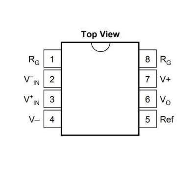 INA121P DIP-8 Enstrümantasyon Yükselteci Entegresi - 2