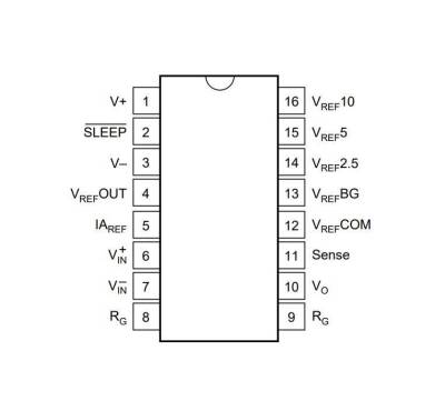 INA125U SOIC-16 Smd Enstrümantasyon Yükselteci Entegresi - 2