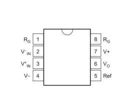 INA128P DIP-8 Instrumentation Amplifier IC - 2