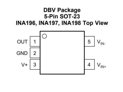 INA198AIDBVR SOT23-5 Akım Kontrol Entegresi - 2