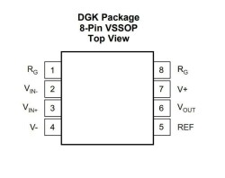 INA333AIDGKR VSSOP-8 Smd Amplifier IC - 2