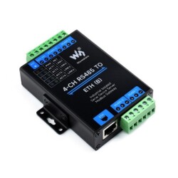 Industrial 4 Channel RS485 to RJ45 Ethernet Module - 2