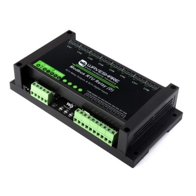 Industrial 8 Channel Modbus RTU Ethernet Relay Module (D) - Digital Input and RS485 Interface - 4