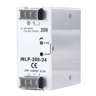 INLP-200-24 - 200W 24VDC 8.3A Raya Montajlı Güç Kaynağı - 1