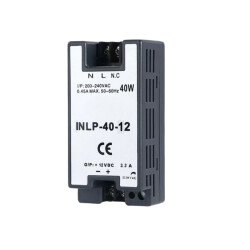 INLP-40-12 - 40W 12VDC 3.3A Raya Montajlı Güç Kaynağı 