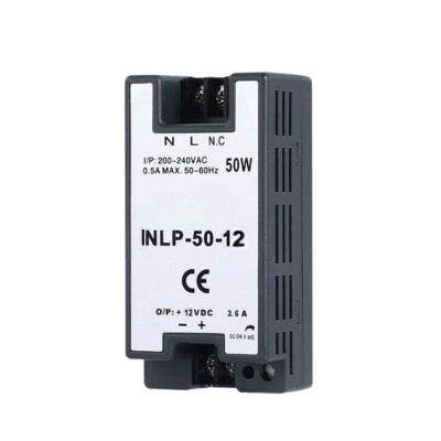 INLP-50-12 - 50W 12VDC 3.6A Raya Montajlı Güç Kaynağı - 1