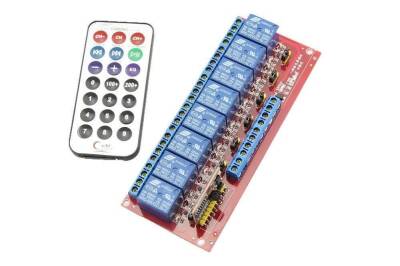 IR Controlled Relay Card 5V 8 Channels - 1