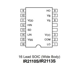 IR2110 SOIC-16 Smd Mosfet Driver IC - 2