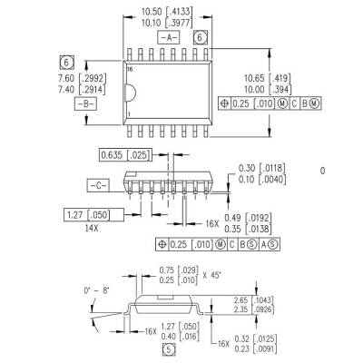 IR2113 SOIC-16 Smd Mosfet Driver IC - 3