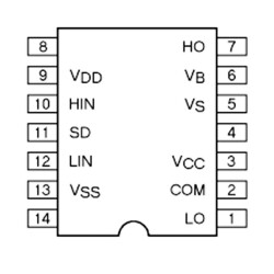 IR2113PBF DIP-14 Mosfet Driver IC - 2