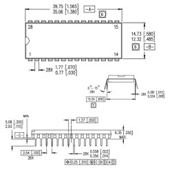 IR2130PBF DIP-28 Mosfet Driver IC - 3