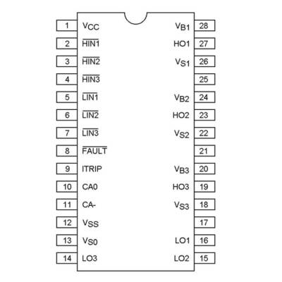 IR2132 DIP-28 3 Faz Mosfet Sürücü Entegresi - 2