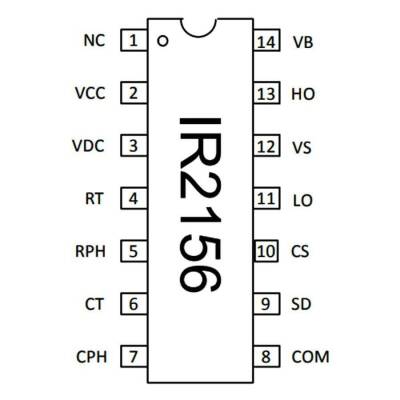 IR2156 DIP-14 Power Control Integrated - 2