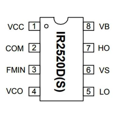 IR2520DPBF DIP-8 Ballast Bridge Control Integrated - 2