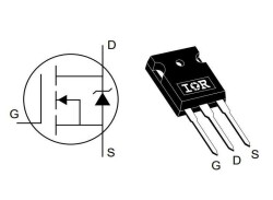 IRFP064N - 55V 110A Mosfet - TO247 - 2