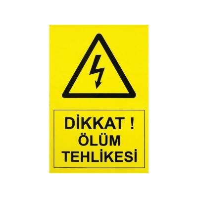 IS-Tİ2 Hazard Label 14x10cm (High Voltage) - 1