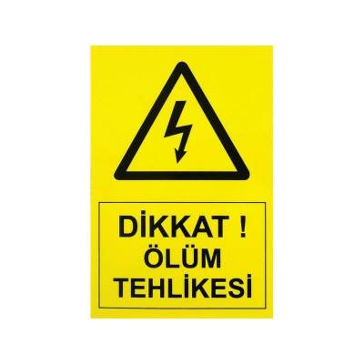 IS-Tİ3 Hazard Label 10x7cm (High Voltage) - 1