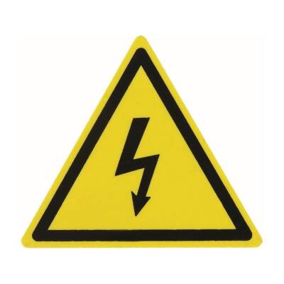 IS-Tİ4 Triangle Hazard Label (High Voltage) 9x9x9cm - 1