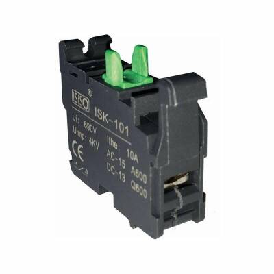 ISK-101 NA Contact Blocks Green NO Normally Open - 1