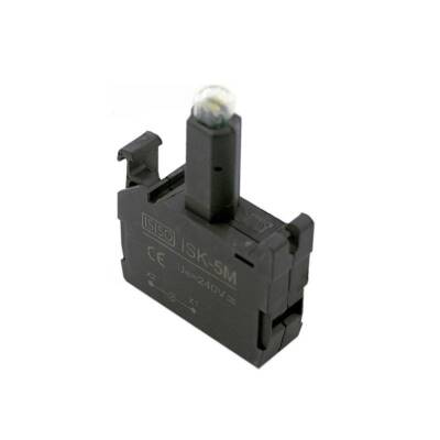 ISK-5M 220V Buton Işık Kontağı - Sarı - 1