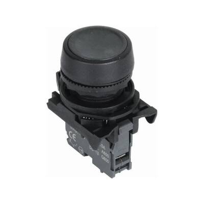 ISP-AA21 Spring Push Button - Black - 1