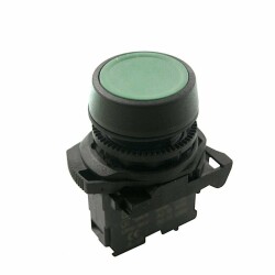 ISP-AA31 Spring Push Button -Green 