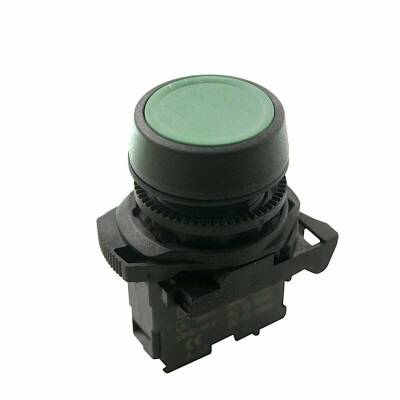 ISP-AA31 Spring Push Button -Green - 1