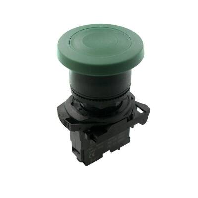 ISP-AC31 Mushroom Head Spring Button - Green - 1