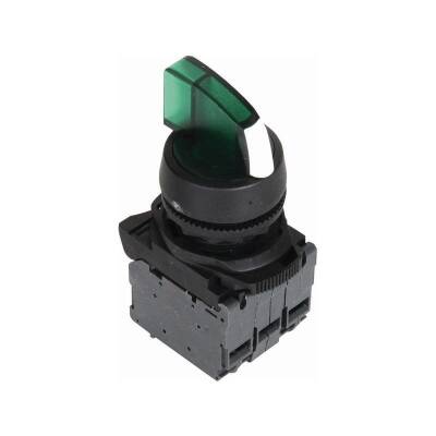 ISP-AK133B5 24V Green Illuminated Latch Button 1-0-2 - 1